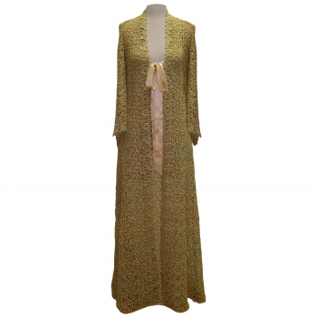 Midas Touch Vintage Housecoat Glamour Gown