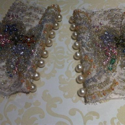 Contessa Lace & Crystal Couture Cuffs