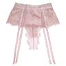 H pink lace suspender E Boutique